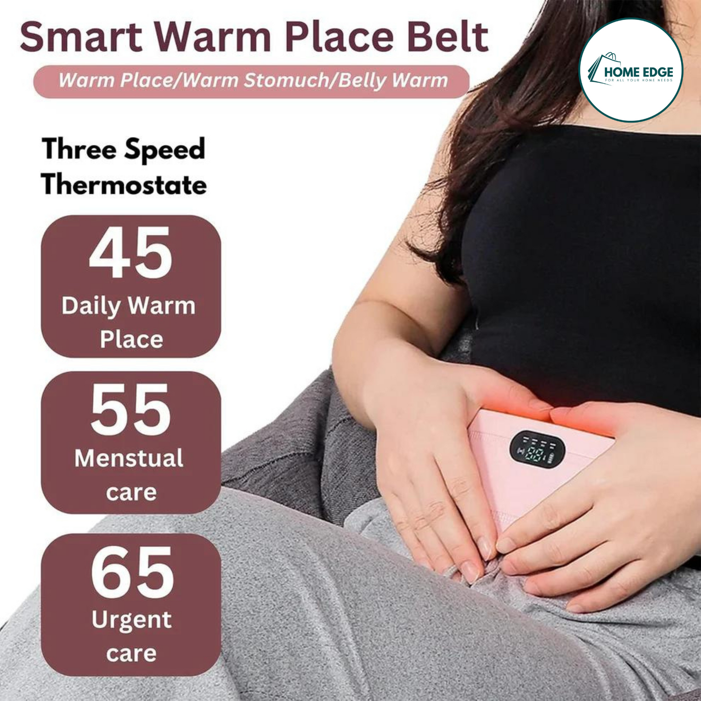 Period Cramp & Pain Relief Heating & Massager Belt