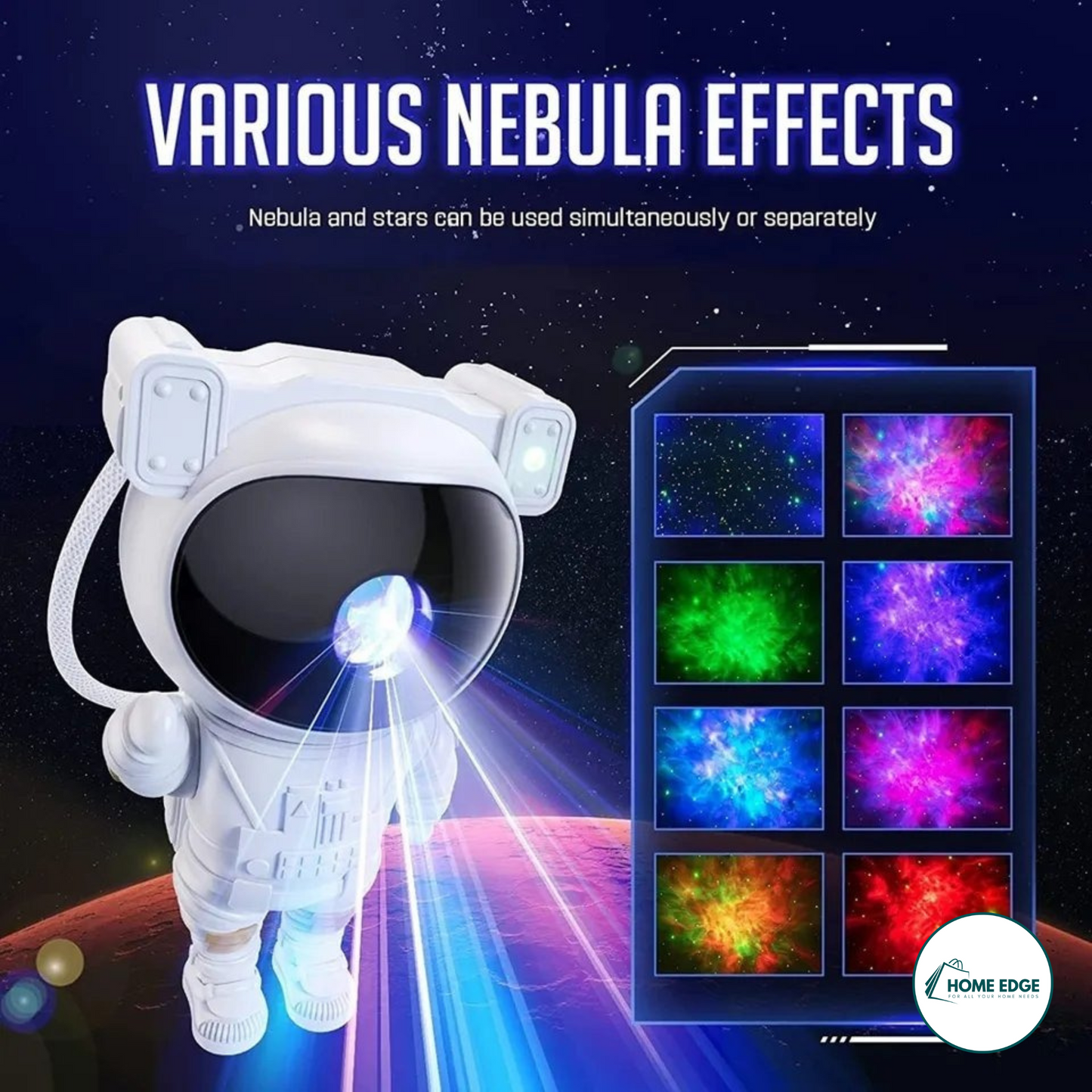 Astronaut Galaxy Starry Sky Nebula Light Projector