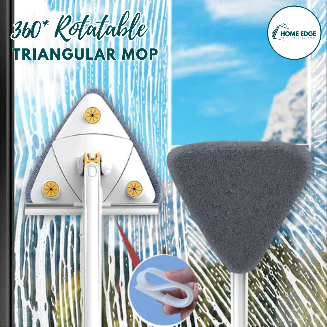 360° Rotatable Triangle Twist Cleaning Mop - (FREE Delivery)