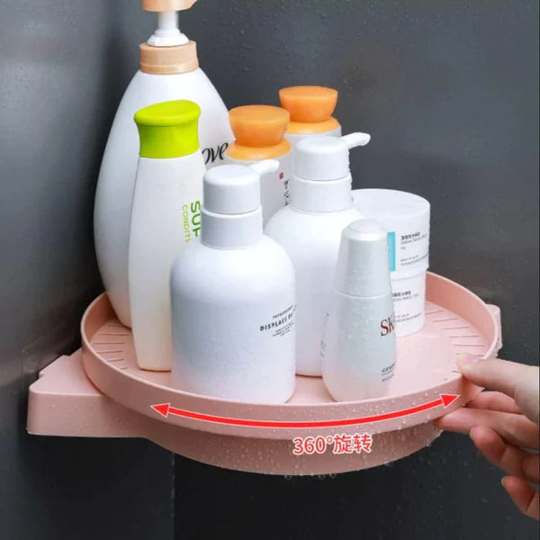 Wall Hanging Corner Shelf Rotating 360 Degree