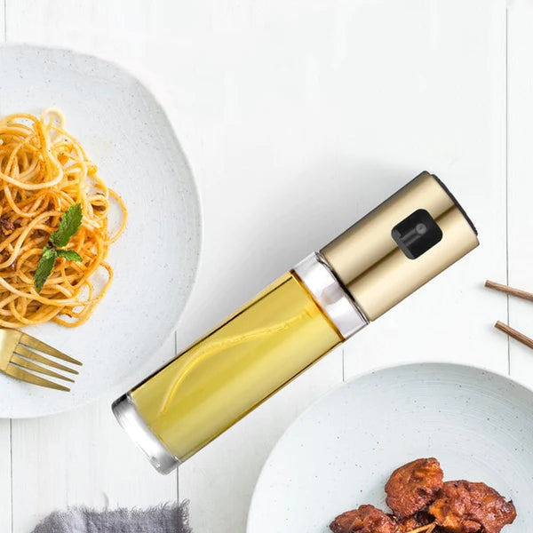 Kitchen Stainless Steel Oil Sprayer Bottle