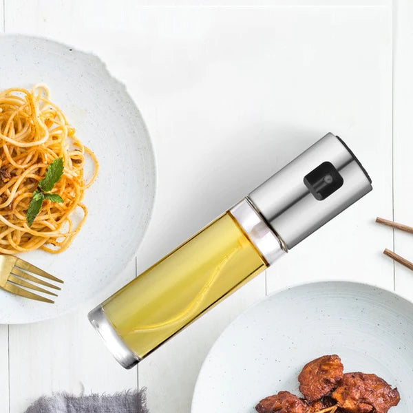 Kitchen Stainless Steel Oil Sprayer Bottle